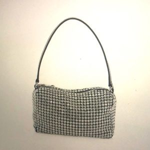 Alexander Wang heiress rhinestone mess pouch